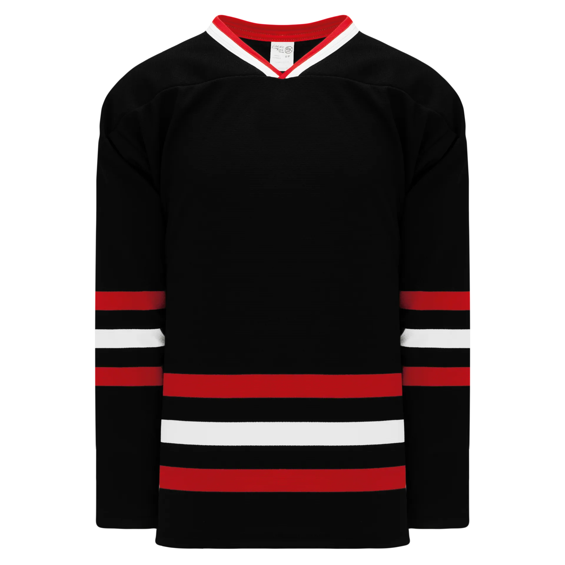 Athletic Knit (AK) H550BKA-CHI614BK Pro Series - Adult Knitted New Chicago Blackhawks Third Black Hockey Jersey