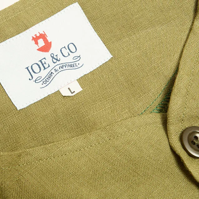 Bainewright 2 Moss Linen Vest