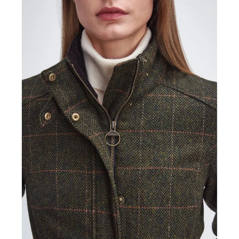 Barbour Fairfield Ladies Wool Tweed Waterproof Jacket - Spiced Pumpkin