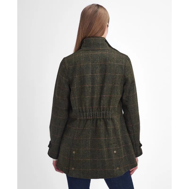 Barbour Fairfield Ladies Wool Tweed Waterproof Jacket - Spiced Pumpkin