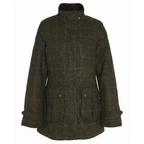 Barbour Fairfield Ladies Wool Tweed Waterproof Jacket - Spiced Pumpkin