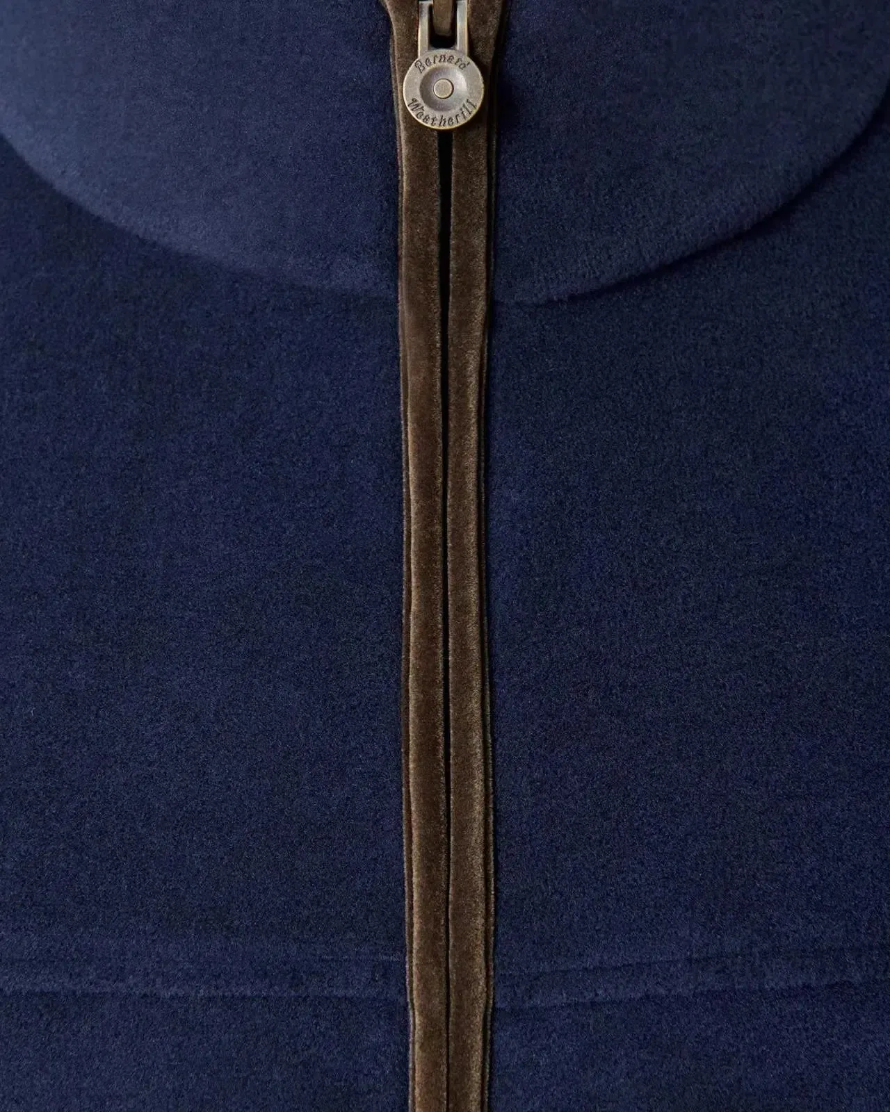 Bernard Weatherill Full Zip Fleece Gilet  Blue