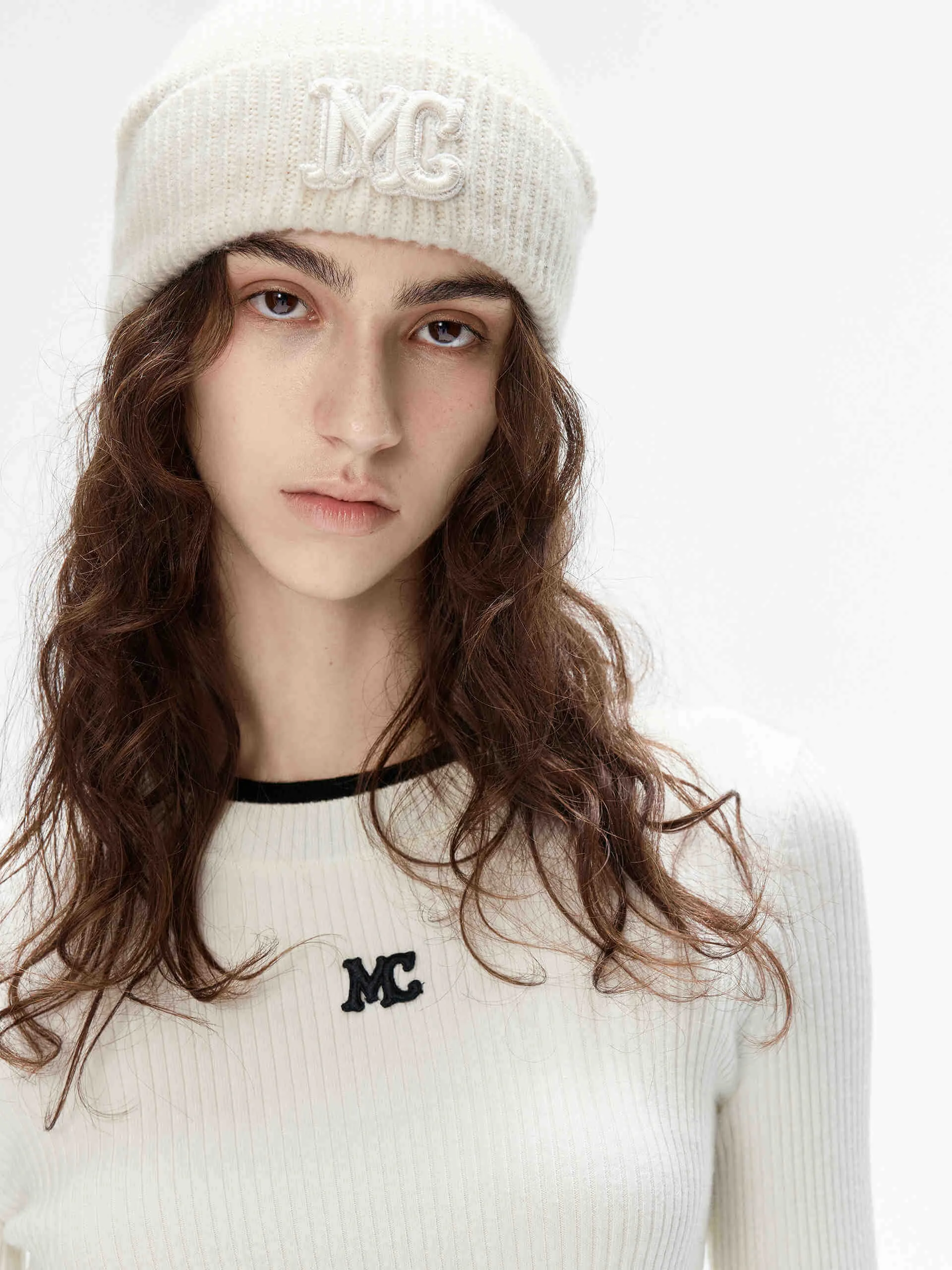 Contrast Trim Knitted Top