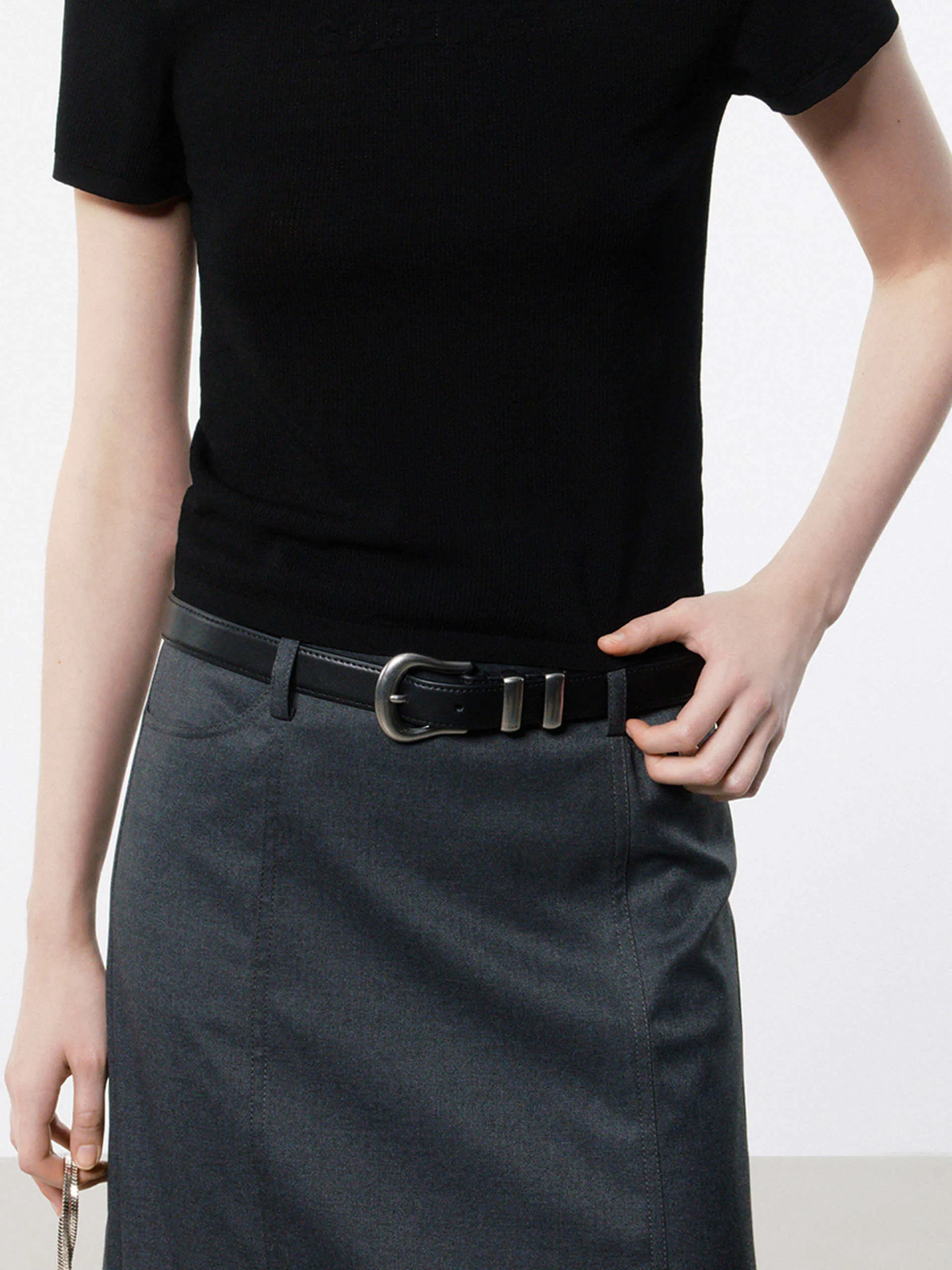 Crew Neck Knitted Top