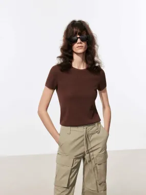 Crew Neck Knitted Top