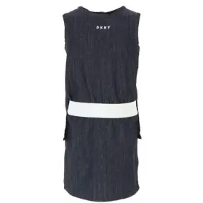 Girls Denim Sleeveless Dress