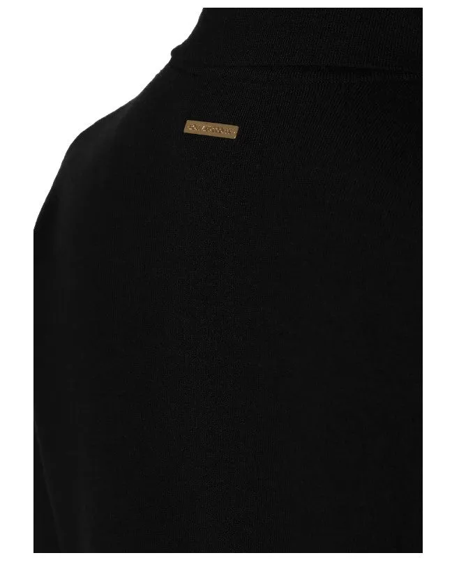 Holland Cooper Maria Knitted Overshirt in Black