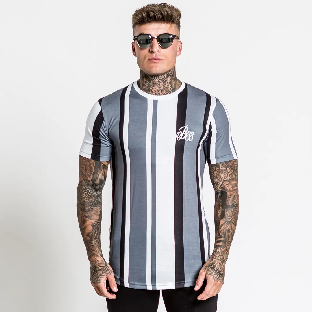 Mahlon Tee - Grey/Black/White