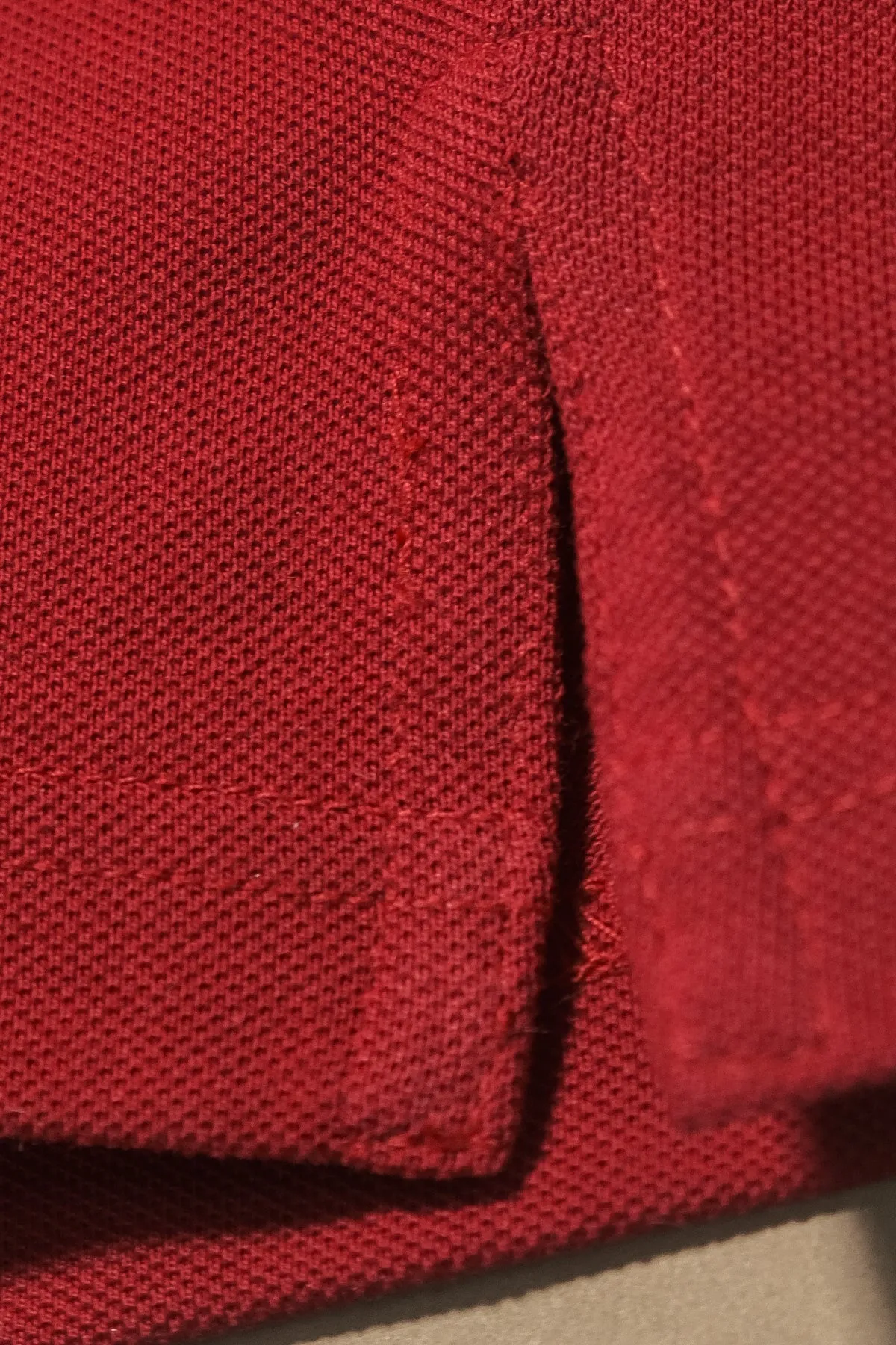 Maroon Chest Stripe Polo (Plus Size) - S20 - MP0048P