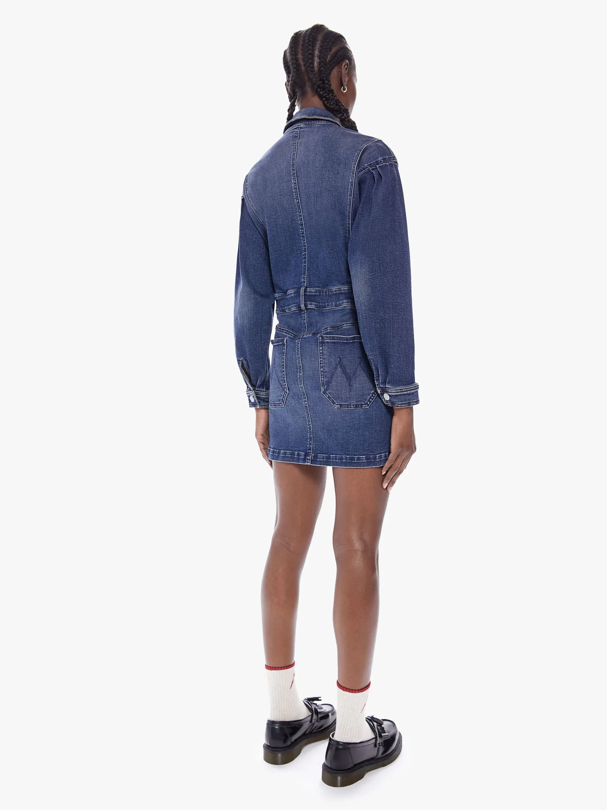 Mother - The Batwing Cinch Dress Waist in Beer Me