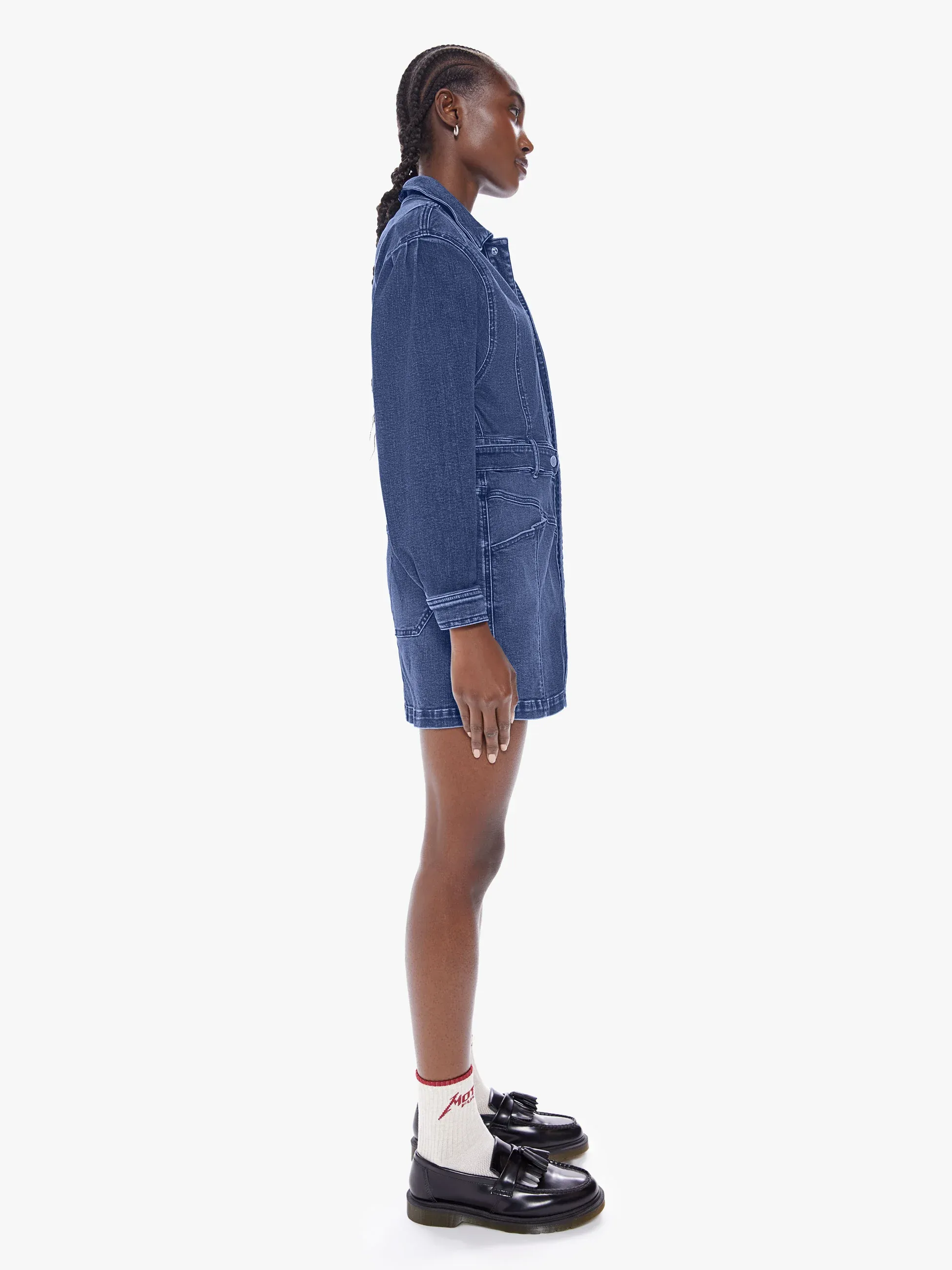 Mother - The Batwing Cinch Dress Waist in Beer Me