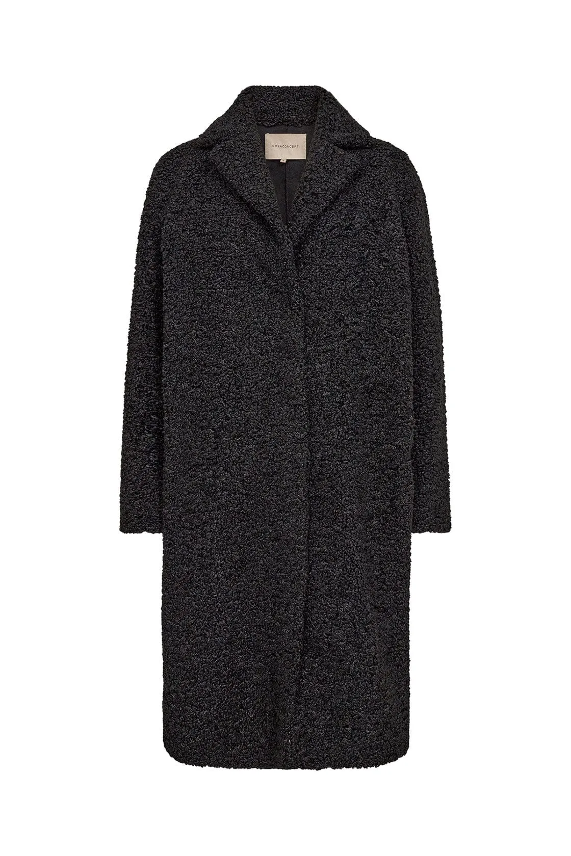 Mukite Teddy Coat - Black