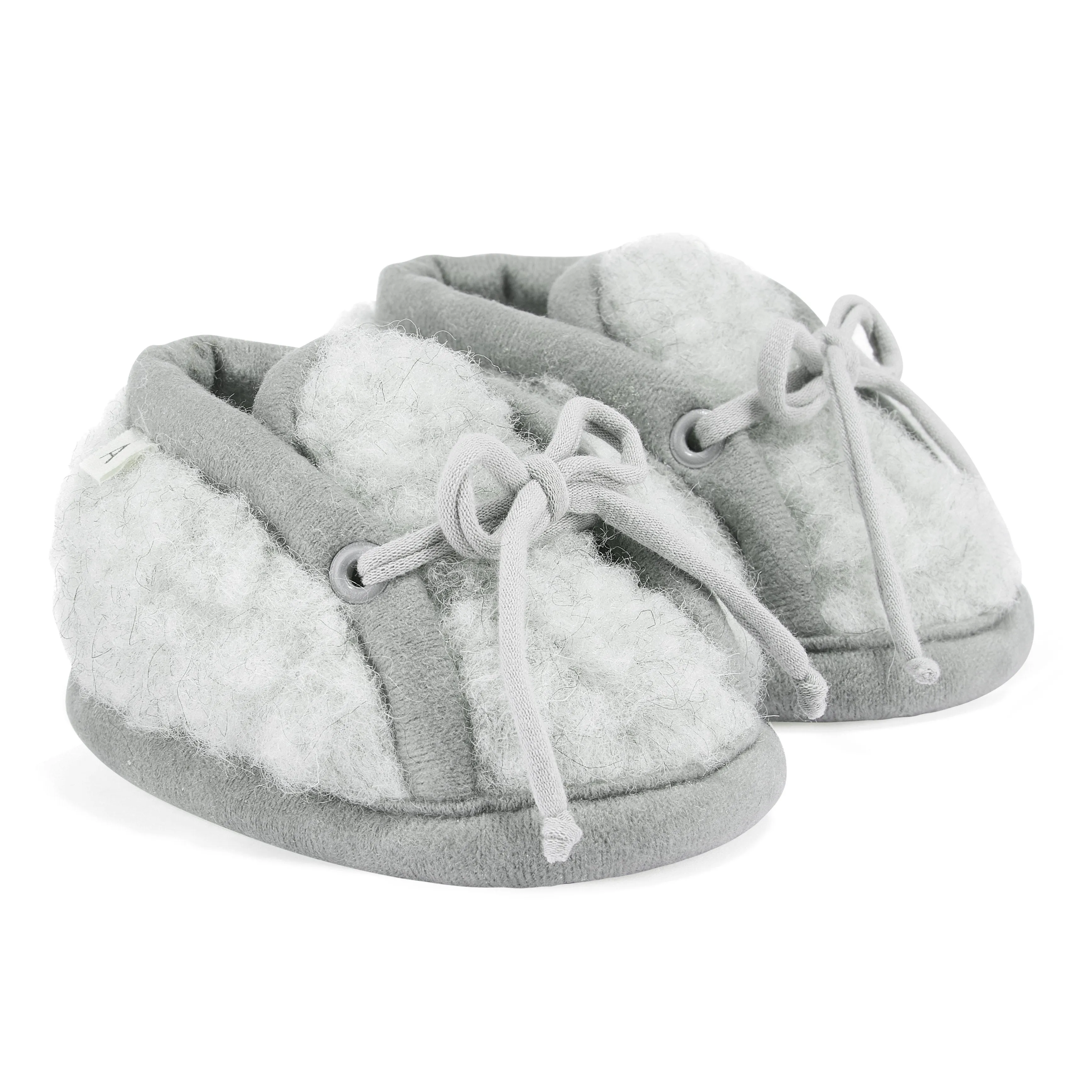 Nina Pure Wool Baby Shoes (Grey)