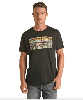 P9-3085 - Rock&Roll Denim Men's T-Shirt