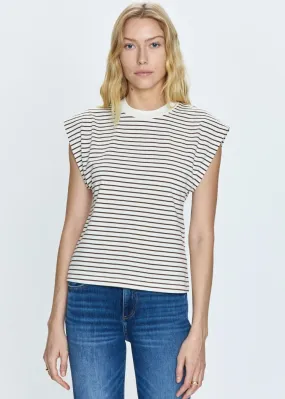 Pistola Marina Top- Chestnut Ivory Stripe
