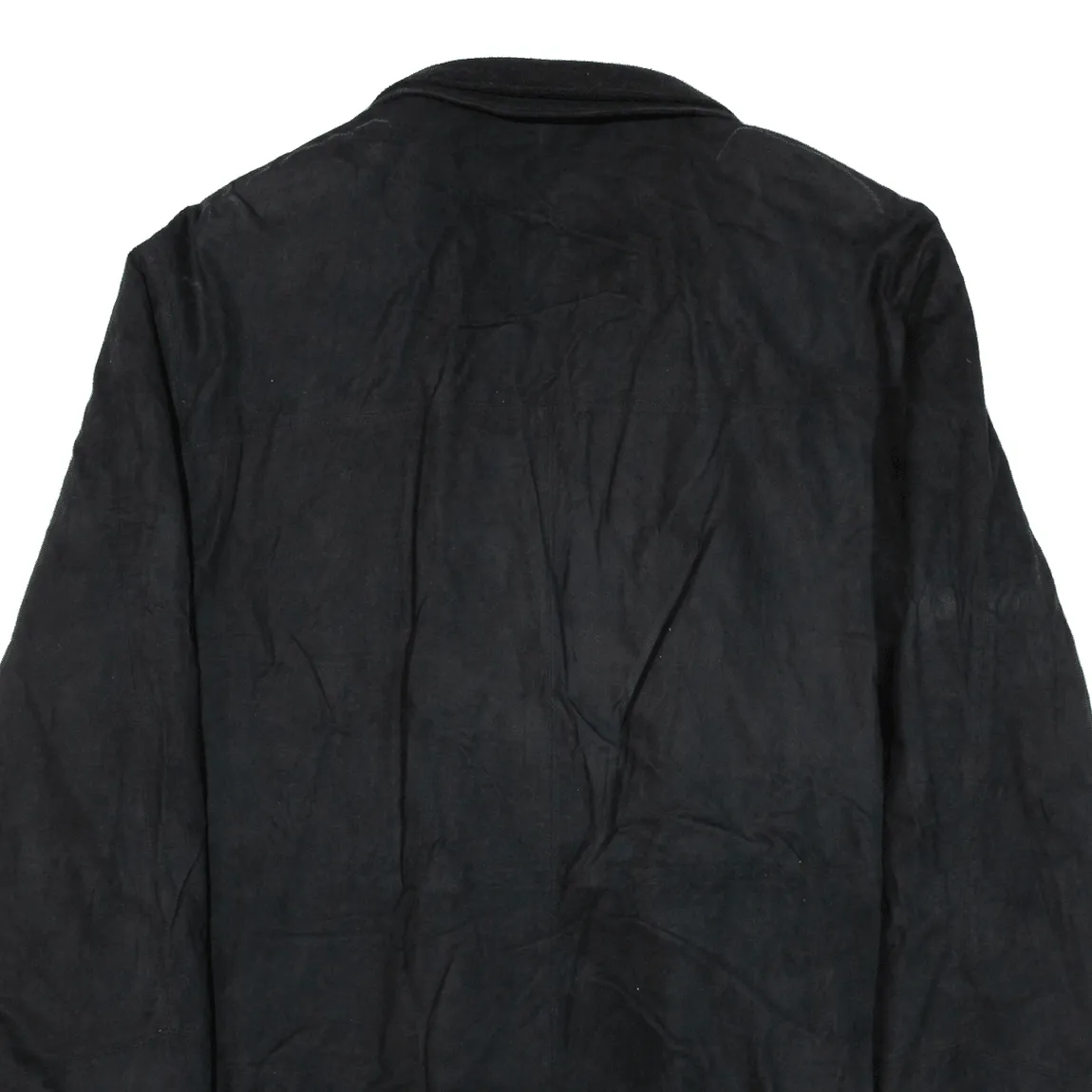ROMAN ROTHSCHILD OF SWITZERLAND Quilted Lined Mens Coat Black 2XL