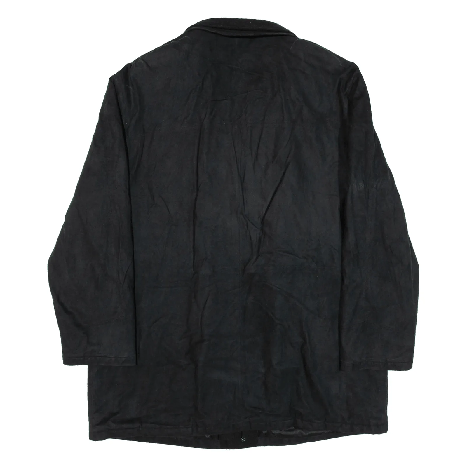 ROMAN ROTHSCHILD OF SWITZERLAND Quilted Lined Mens Coat Black 2XL