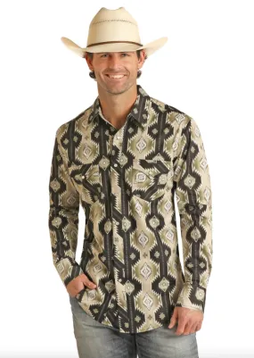 RRMSOSRZ7P - Rock&Roll Denim Men's Pearl Snap Shirt