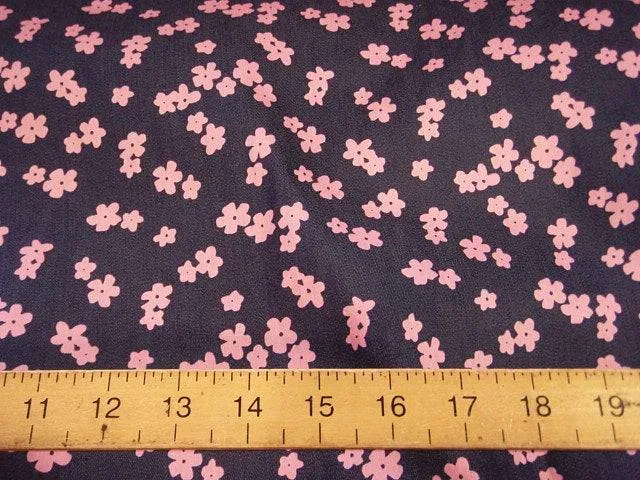 Small Daisy - Printed Stretch Denim