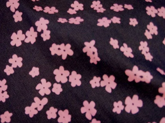 Small Daisy - Printed Stretch Denim