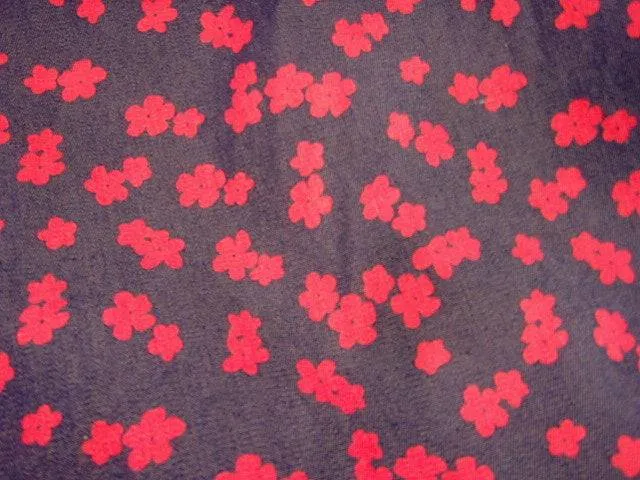 Small Daisy - Printed Stretch Denim