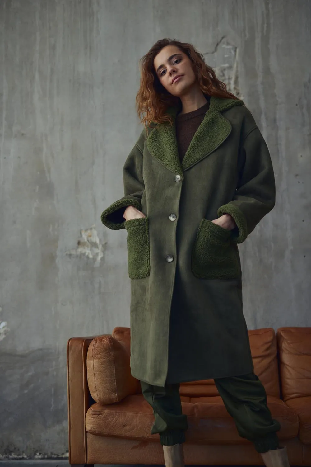 Uria coat AV3230 - Green
