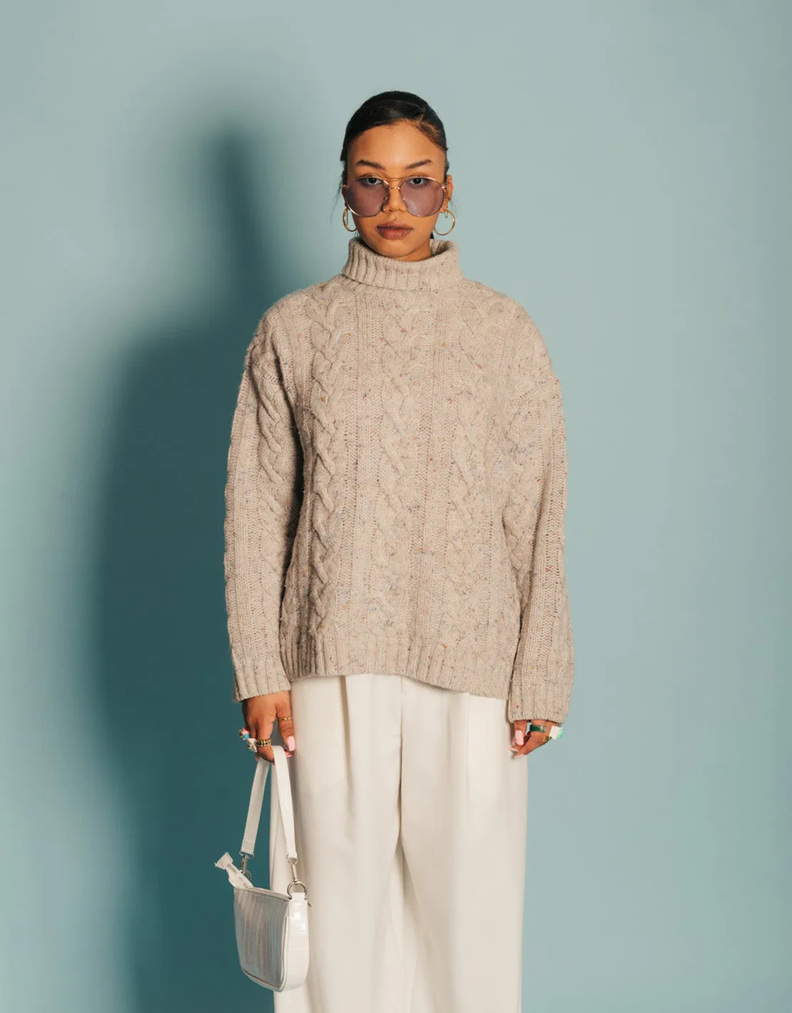 Vintage Valentino cable knit sweater