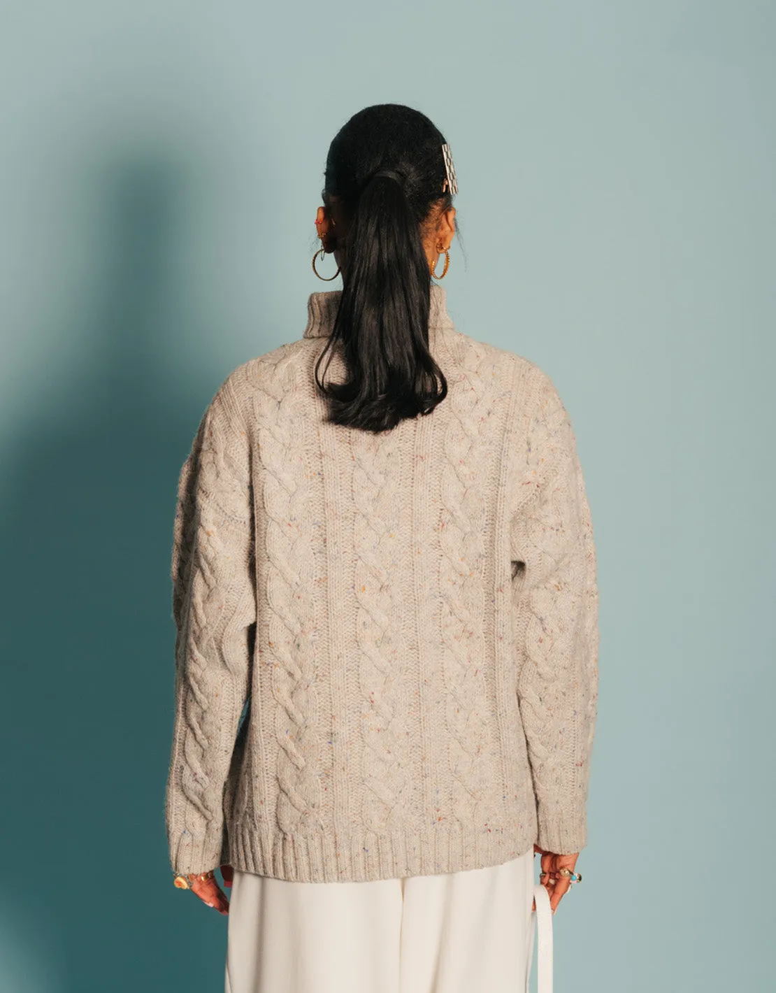 Vintage Valentino cable knit sweater