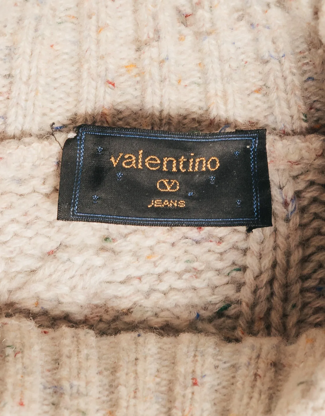 Vintage Valentino cable knit sweater