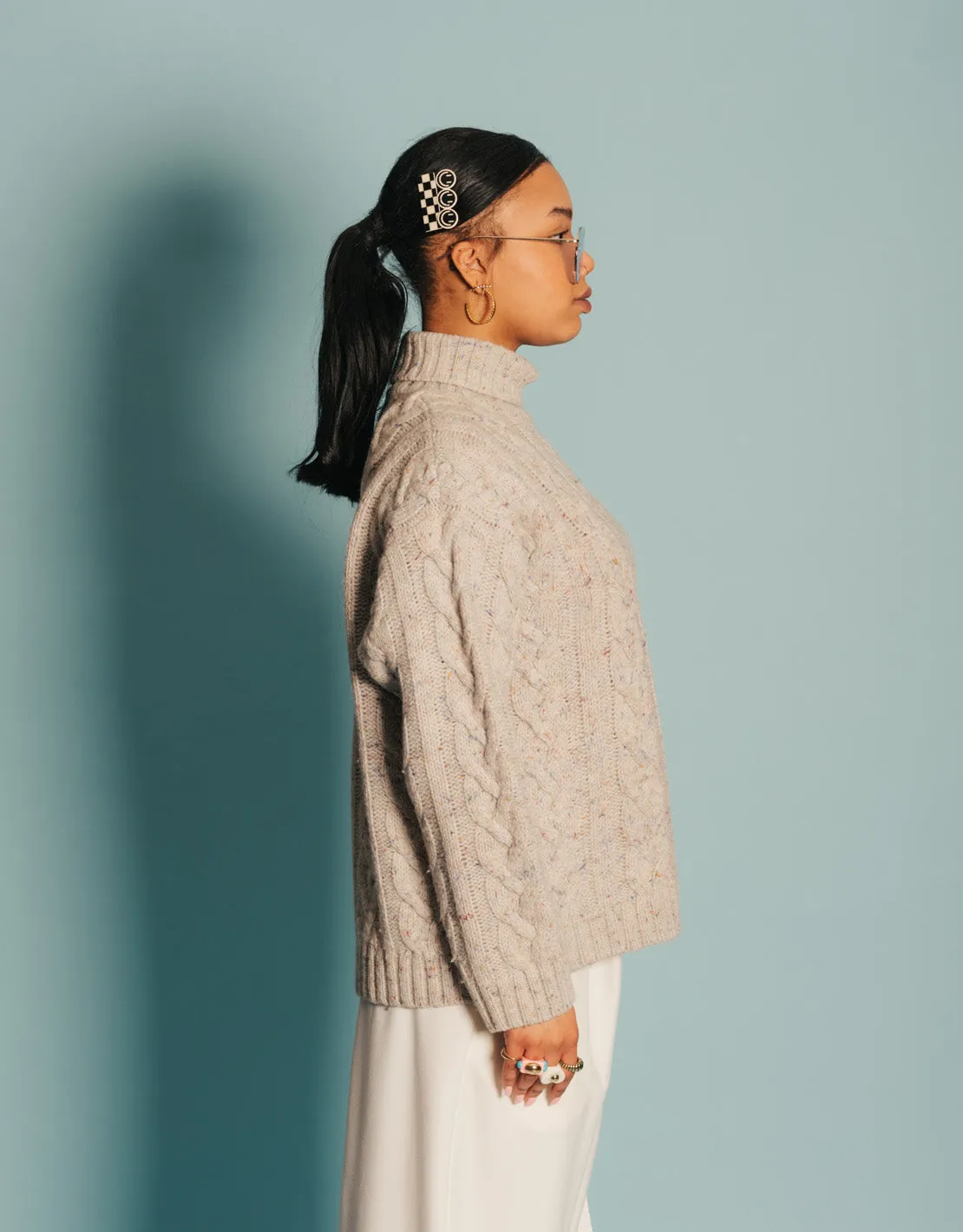 Vintage Valentino cable knit sweater